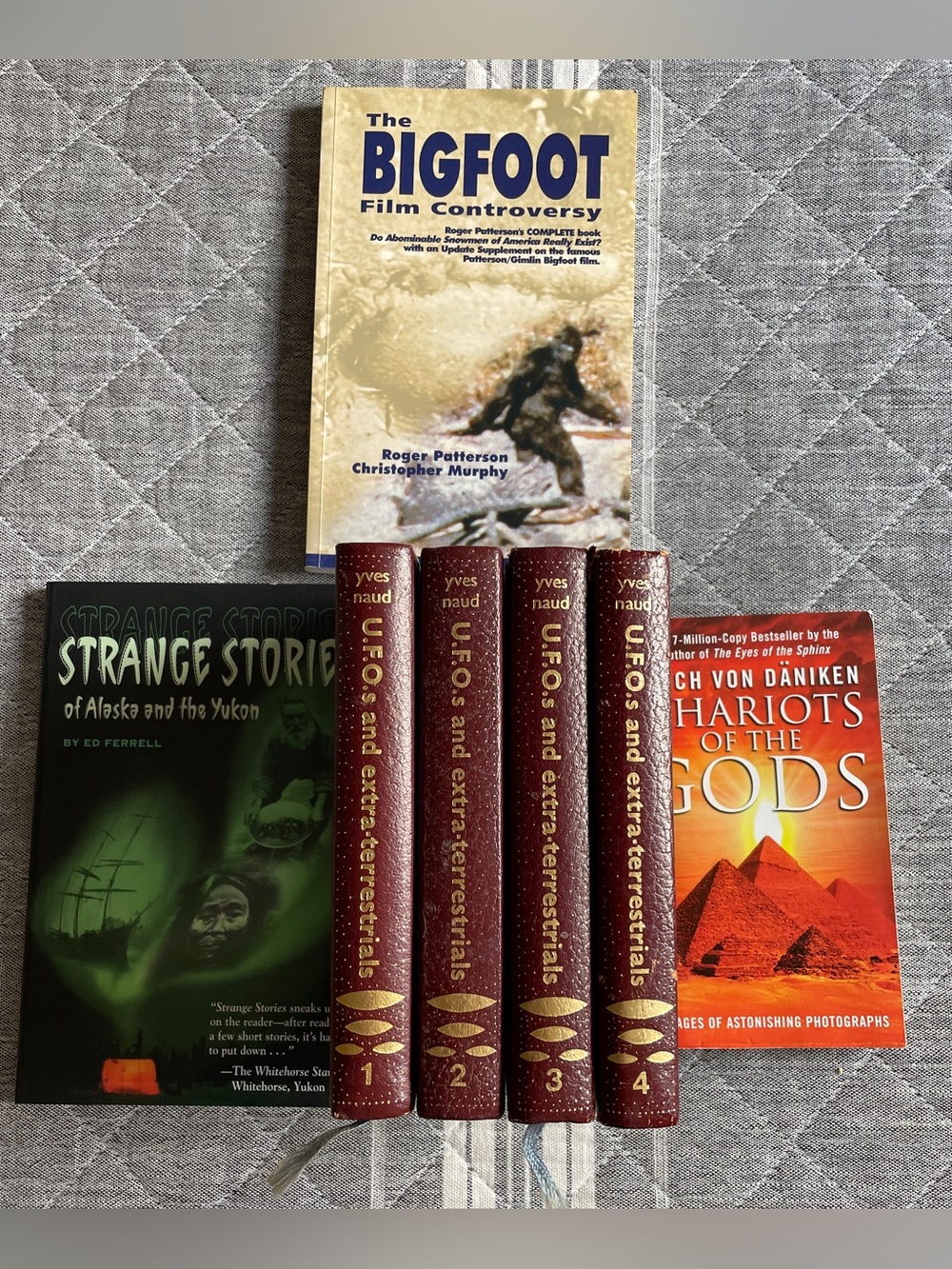 UFOs, Bigfoot, Spooky stories book lot